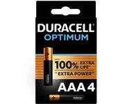 Batería recargable DURACELL AAA LR03    4UD AAA