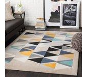 Surya alfombra escandinava moderna multicolor/gris 120x170