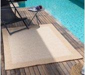 Surya alfombra exterior/interior efecto yute beige 160x213