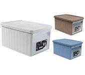 Caja con tapa stefanplast 30001 29 x 21 x 39 cm blanco plástico 8003507300019 s3609108 stefanplast