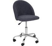 Silla con ruedas poliéster gris 89x57.5x54cm MUEMUE