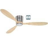 Ventilador de techo eco plano madera 132 bn-nt 0 - 10 v