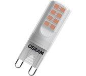 Osram lámpara led star pin, g9 base, óptica mate ,blanco cálido (2700k), 290 lumen, sustituto de 28w-iluminante 1-paquete