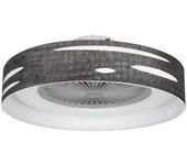 Ventilador ac odra madera negra led 72w con memoria de color