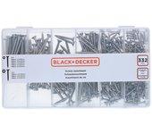 Surtido de tornillos para madera cabeza ph black+decker