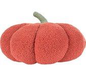 Beliani cojín de bouclé naranja ⌀ 35 cm munchkin