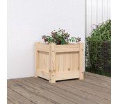 vidaXL Jardinera madera maciza de pino 31x31x31 cm