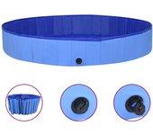 Piscina Perro Plegable Azul 300x40 cm PVC