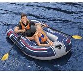 Bote inflable Hydro-Force con remos y bomba azul BESTWAY