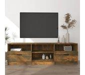 Mueble TV Smoke Oak 150x33,5x45 cm en madera de ingeniería