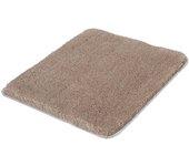 Kleine Wolke Alfombra de baño Relax gris taupe 55x65 cm