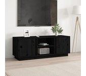 Mueble De Tv VIDAXL Negro Madera (110x35x40.5 cm)