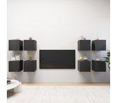 Mueble TV gris 30,5x30x30 cm