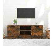 Mueble para TV Smoke Oak 102x35x36,5 cm Madera multicapa