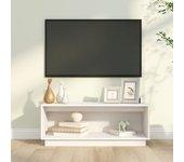 Mueble de TV VIDAXL Blanco Madera (90x35x35 cm)