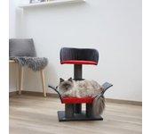 Kerbl Rascador para gatos Lounge Deluxe gris y rojo 81548