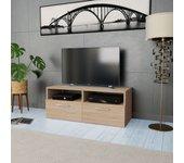 Soporte de TV de madera multicapa 95x35x36 cm Roble