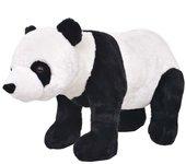 vidaXL Oso panda de peluche de pie negro y blanco XXL