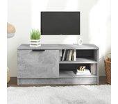 Mueble de TV VIDAXL Gris Madera contrachapada (80x35x36.5 cm)