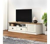 Mueble De Tv VIDAXL Blanco Madera (156x40x40 cm)