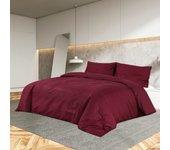 Bordeaux Duvet Cover Set 200x200 cm en Microfibra Ligera