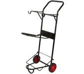 Kerbl Carrito perchero para montura Caddy metal negro 321000