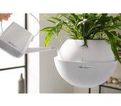 LECHUZA Jardinera colgante BOLA Color 23 ALL-IN-ONE blanco