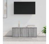 Mueble para TV Sonoma madera multicapa gris 80x34x30 cm