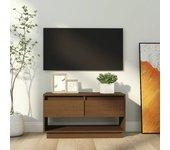 Mueble de TV VIDAXL Marrón Madera (74x34x40 cm )