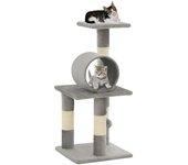 Árbol para Gatos con Rascadores Sisal 65 cm Gris