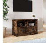 Soporte para TV Smoke Roble 80x35x50 cm Madera multicapa