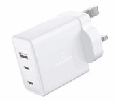 Travel charger gan 1x usb-c 65w power delivery white