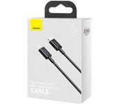 Cable BASEUS Catlys-A01 (Lightning - 1 m - Negro)