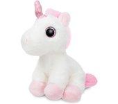 Peluche unicornio blanco soft 18cm