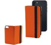 Ksix Folio Sport Funda con Elástico Naranja para iPhone 7/8/SE 2020