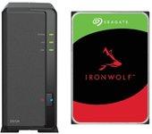 Synology DiskStation DS124 NAS 1GB RAM + 1x Disco Duro 4TB Seagate IronWolf