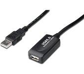 Digitus USB 2.0 25m cable USB USB A Negro