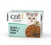 Catit Cuisine Estofado 12 x 95 g - Pollo con atún