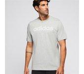 ADIDAS M LIN SJ T CAMISETA GRIS VIGORE/BLANCO