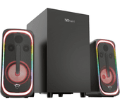 altavoces trust 2.1 gaming gxt 635 rumax bt iluminated frontal y trasera rms 80w optica - hdmi - usb multiplataforma  23927