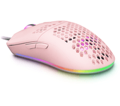 Mars Gaming MMAXP Ratón Gaming 12400DPI Rosa