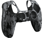 funda de silicona trust para mando ps5 color black camo  24172