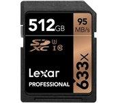 Tarjeta Lexar Profesional SD 633x de 512GB