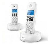 Teléfono Dect Philips D1612W Duo