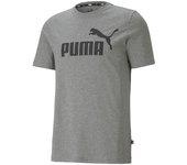 Camiseta puma ess logo hombre gris