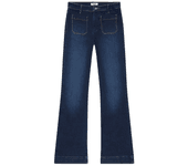 Ropa mujer Pantalones Wrangler Vaqueros 112351028 Flare Azul