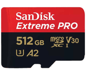 ext pro microsdxc 512gb+sd 200mb s