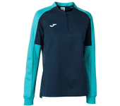 Sudadera joma eco championship mujer marino turquesa flúor