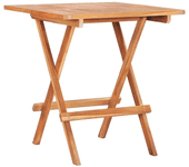 Plegable de madera maciza de teca 3 piezas Bistro Set