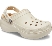 Crocs Zuecos Classic Platform Lined Beige